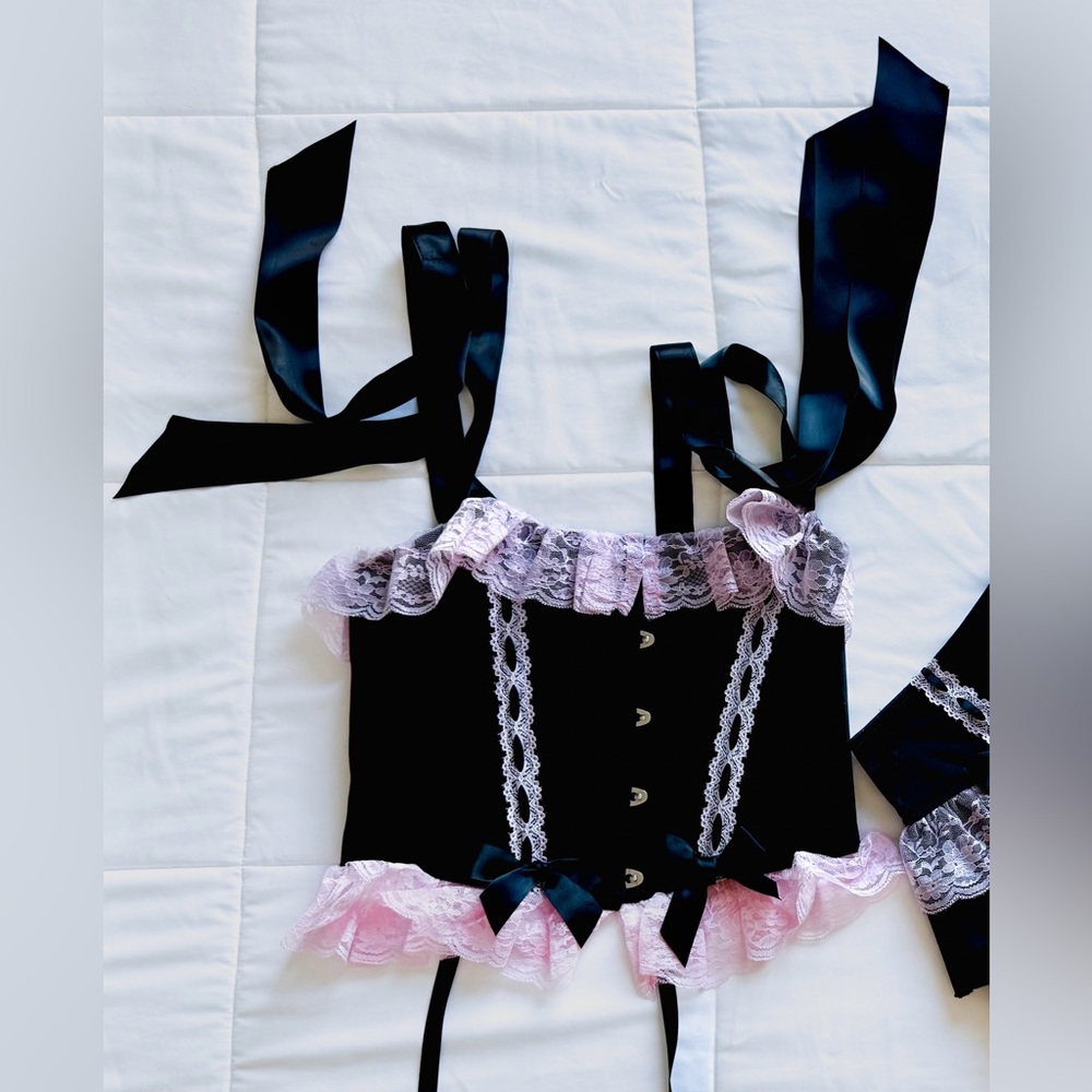 Dolls Kill Widow bustier top